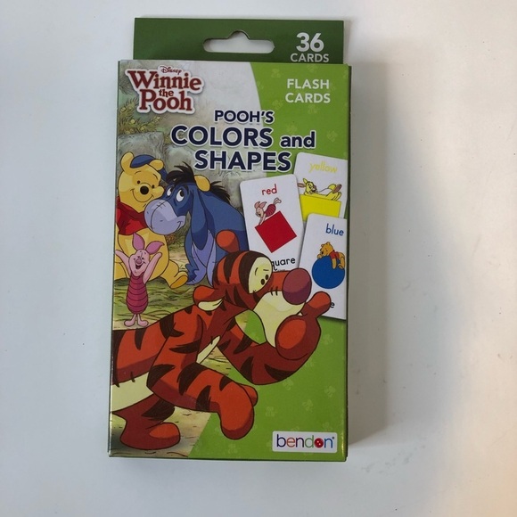 Set of 4 Winnie the Pooh Flash cards. Brand new - Picture 4 of 9